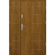 Drzwi zewnętrzne dwuskrzydłowe T54 INOX 55 mm